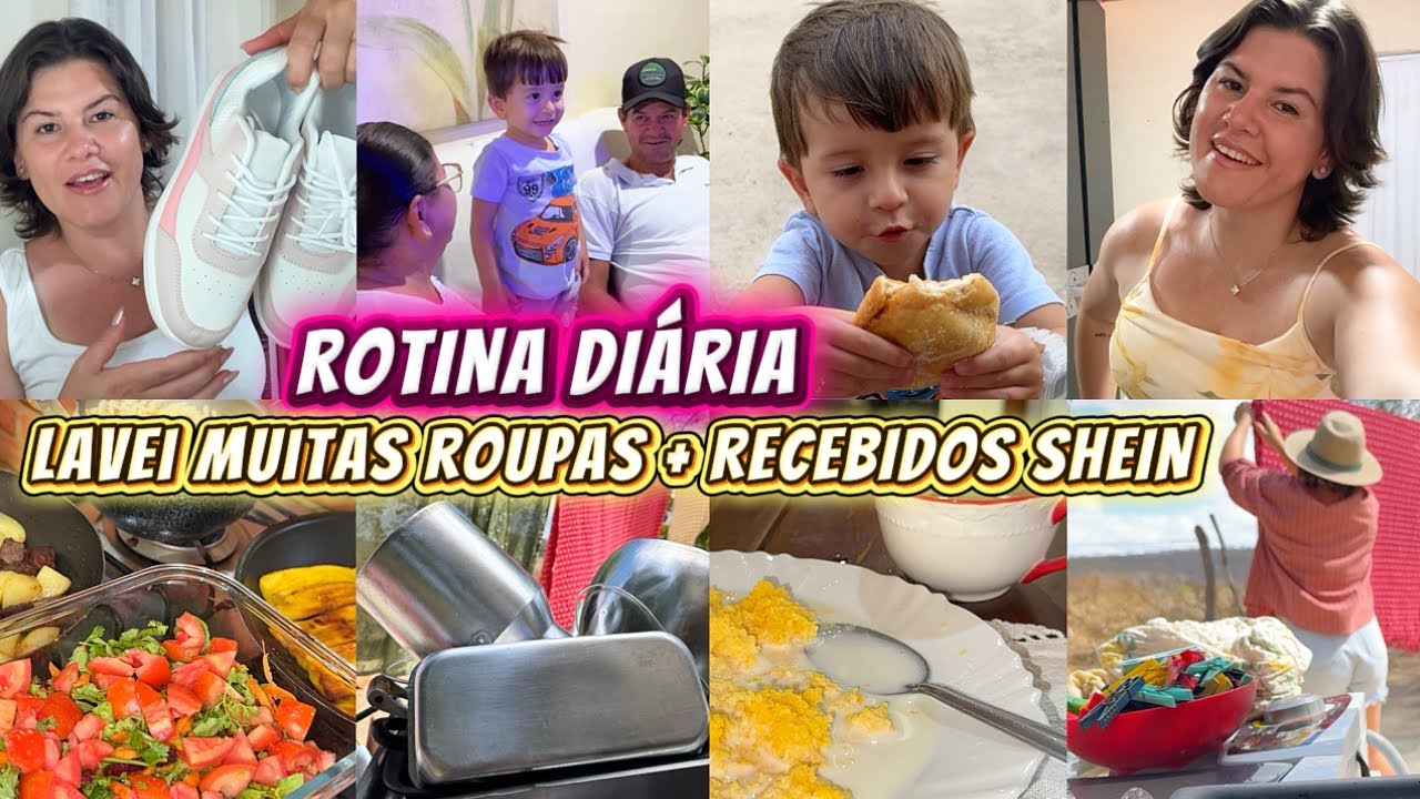 UM DIA PRODUTIVO / TIREI TUDO PARA LAVAR / MOSTREI MAIS RECEBIDOS LINDOS DA SHEIN 