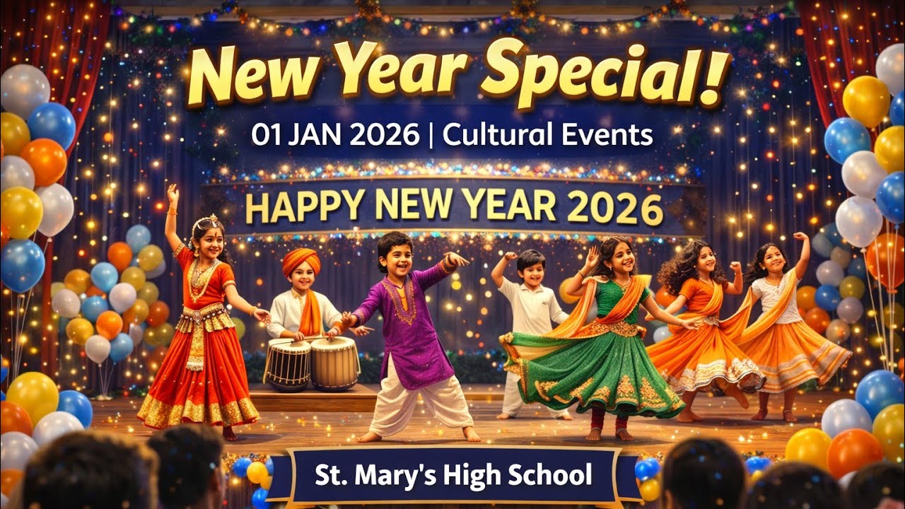 New Year Special | 01 JAN 2026 | Cultural Events | St. Mary’s High School