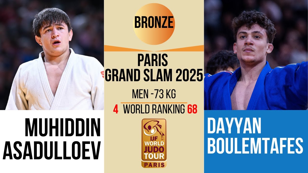 Muhiddin ASADULLOEV VS Dayyan BOULEMTAFES | PARIS Grand Slam 2026 | BRONZE -73 kg