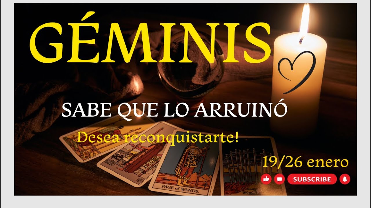 Géminis ♊❤️ Sabe que estropeó algo valioso 😱 y ahora quiere recuperarte 🥰