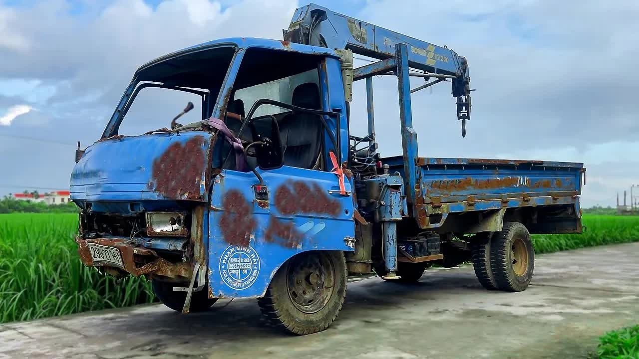 Habilidades de restauraci&oacute;n gr&uacute;a abandonada revive&hellip; &iexcl;restauraci&oacute;n perfecta autopropulsada! 🛠️🚜