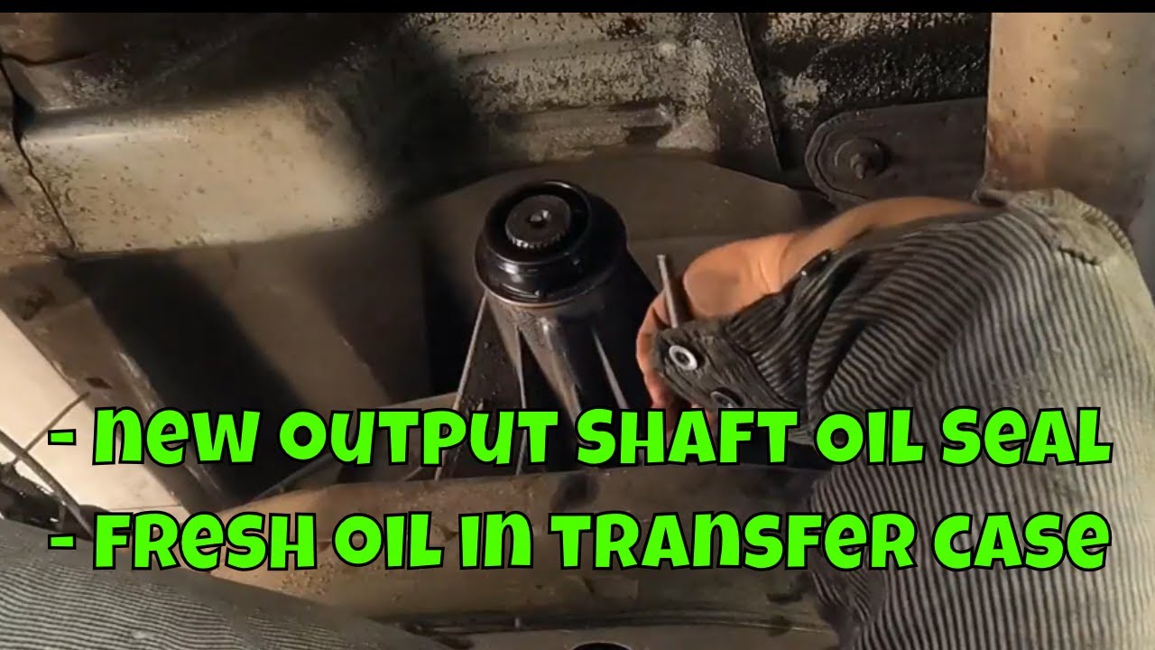Fix Your LEAKY GMC Chevy Output Shaft Seal NOW!