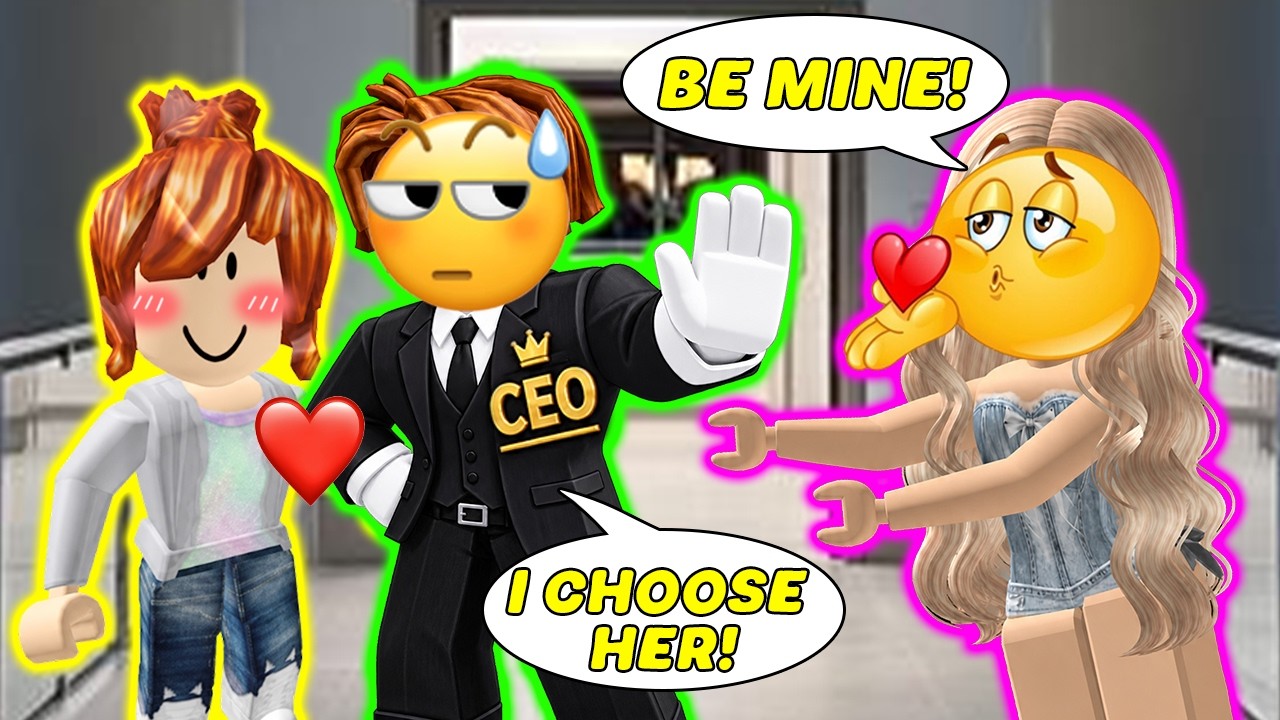 💋  Pick Me Girl Flirts With My CEO Boyfriend 😏| ROBLOX TEXT TO SPEECH