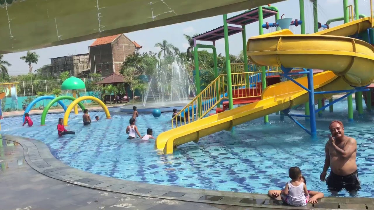 Kolam renang Elok Waterpark Kauman Pilangsari Ngrampal Sragen