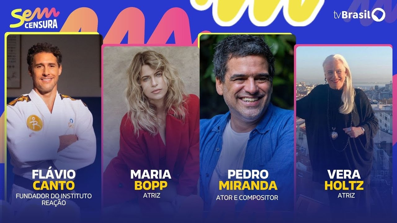 🔴 SEM CENSURA RECEBE FL&Aacute;VIO CANTO, MARIA BOPP, PEDRO MIRANDA E VERA HOLTZ