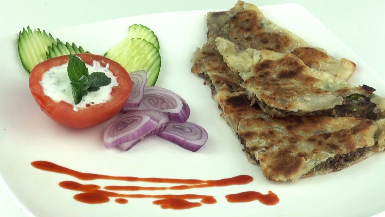 Mughlai Paratha (paratha stuffed with minced meat and egg) - EID SPECIAL