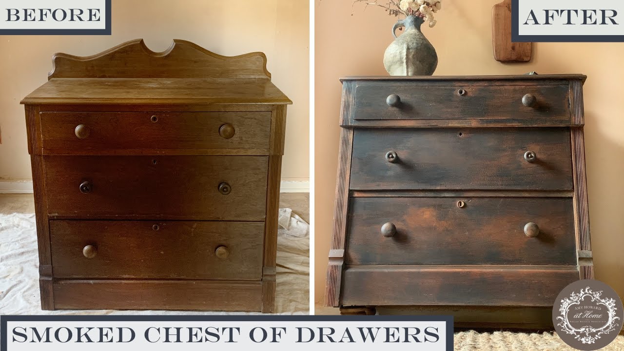 Smoked Chest of Drawers | Furniture Up-cycle