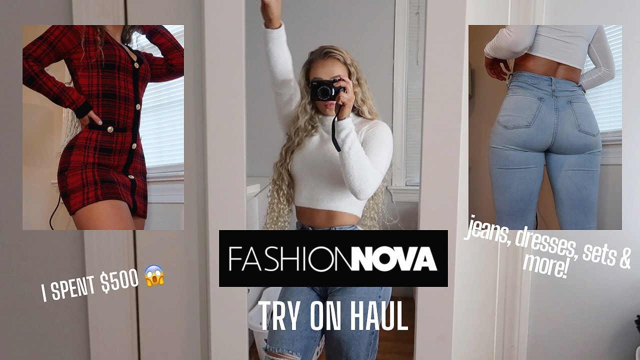 FASHION NOVA FALL & WINTER CLOTHING TRY ON HAUL | MY FAVORITE JEANS, DRESSES, & MORE 2020