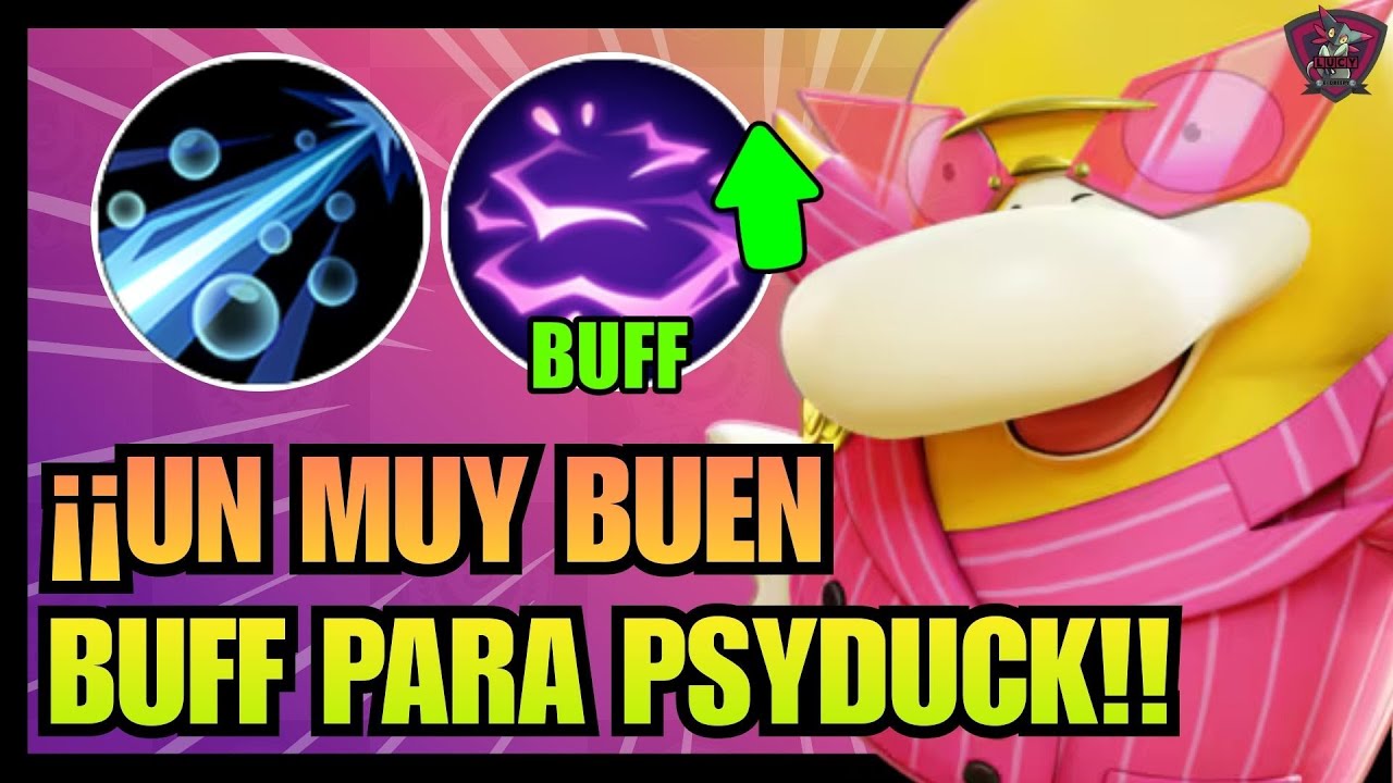 SE UN GRAN BUFF PARA PSYDUCK😱MEJORES OBJETOS Y MEDALLAS⭐BUILD PSYDUCK POKEMON UNITE