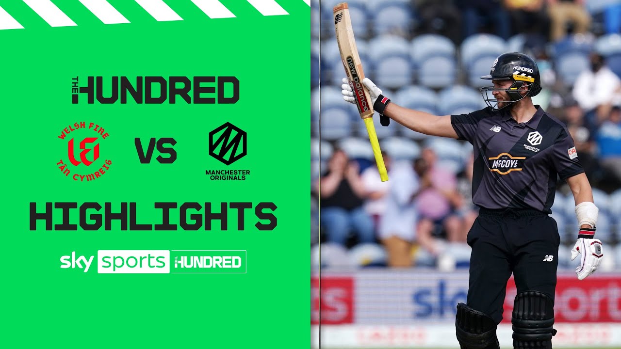 Joe Clarke hits rapid fifty! 🔥| Welsh Fire vs Manchester Originals | The Hundred Highlights