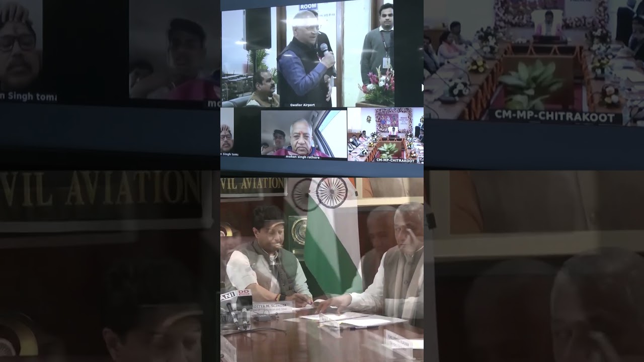 Jyotiraditya Scindia Launches Bengaluru-Gwalior Air India Express Flight