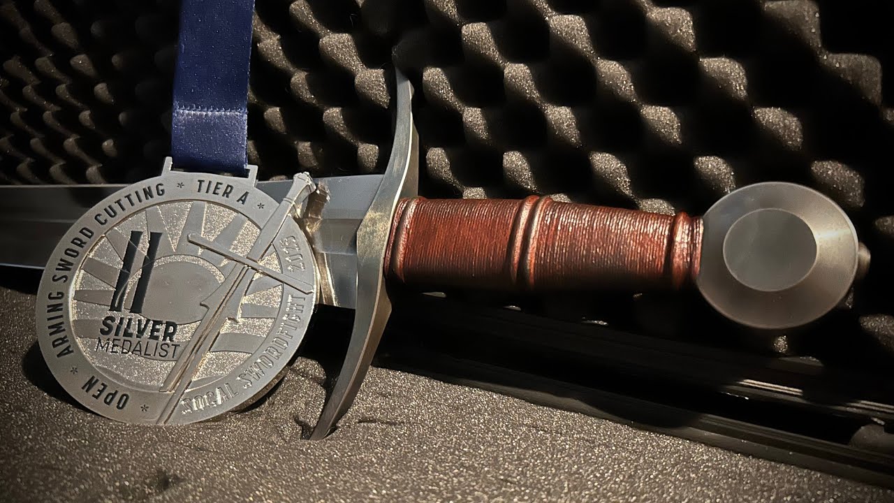 Winning Silver Medal in Tier A Arming Sword Cutting SoCal Swordfight 2025