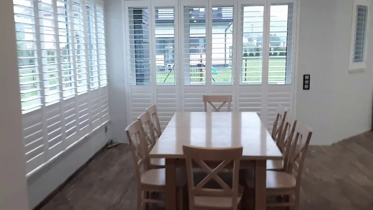 Shutters Drewniane Okiennice Wewnętrzne