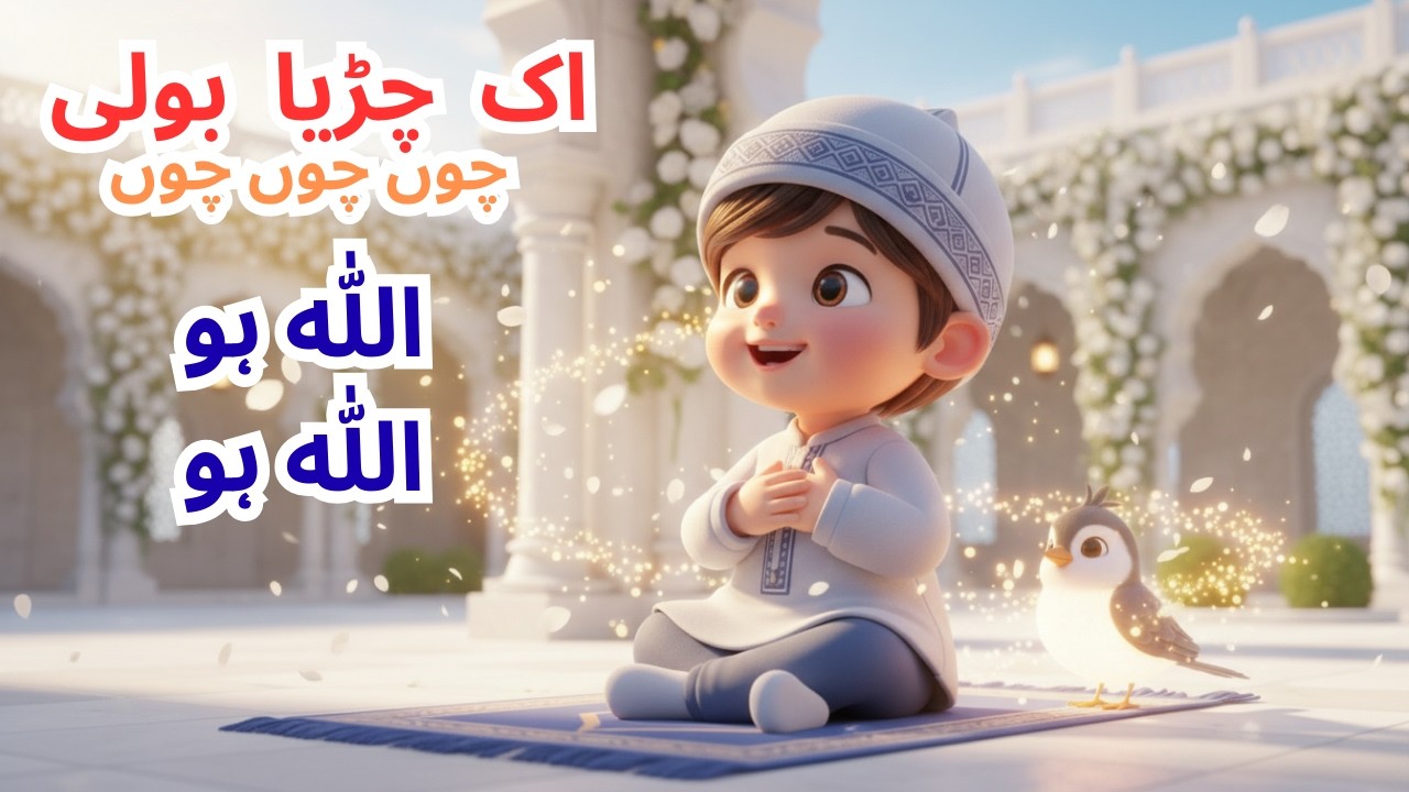 Chirya Boli Chuu Chuu | Allah Hoo Allah Hoo | Soothing Islamic Lullaby for Kids | Peaceful Sleep