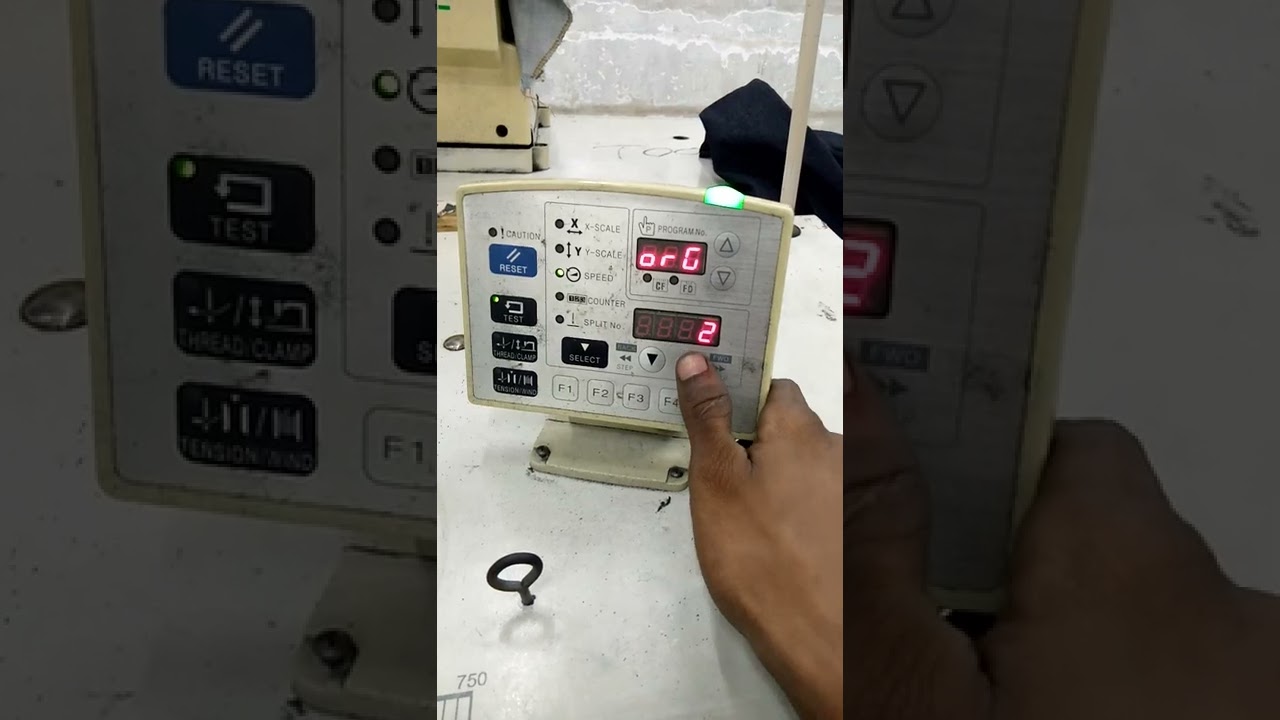 Supreme Bartack machine, Needle Stoping position Adjustment.