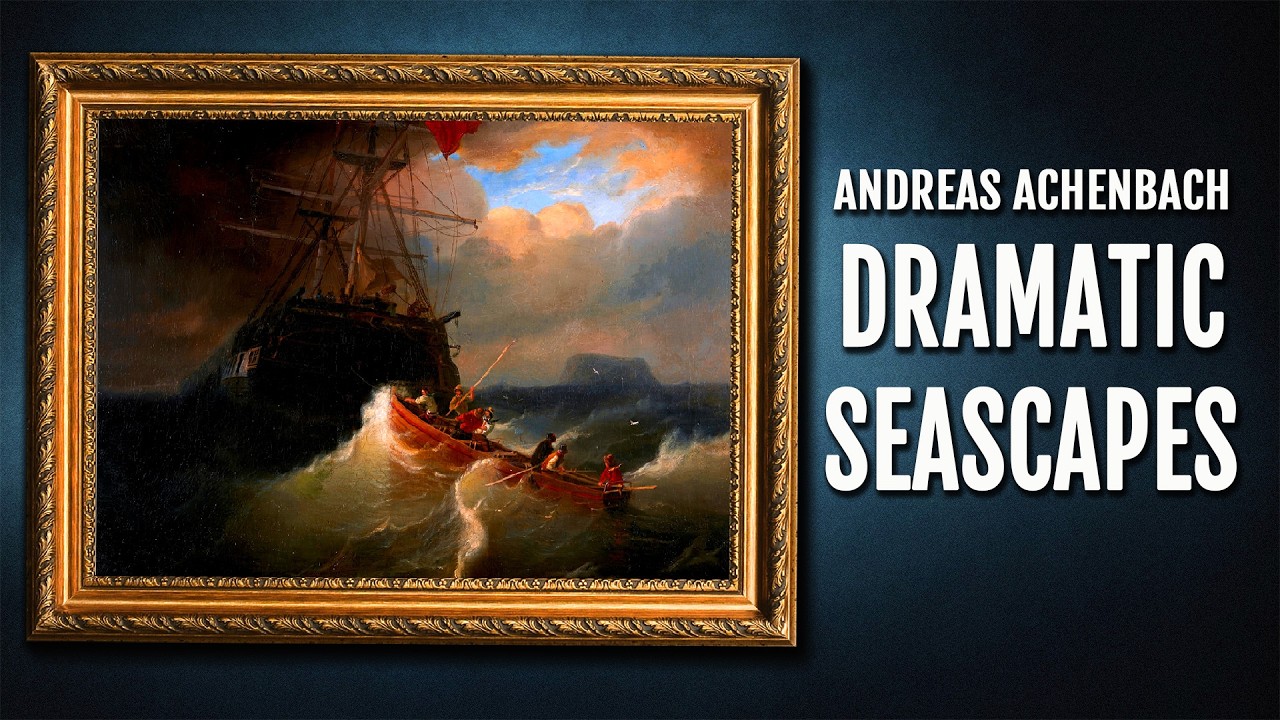 Andreas Achenbach's Dramatic Seascapes Changed Art Forever #arthistory #marineart #landscape