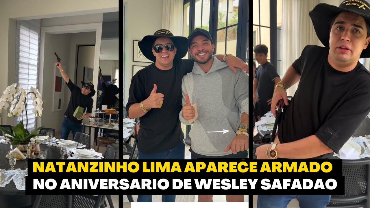 VEJA O QUE NATANZINHO LIMA DEU DE PRESENTE PARA WESLEY SAFADÃO NO SEU ANIVERSÁRIO - CONFIRA