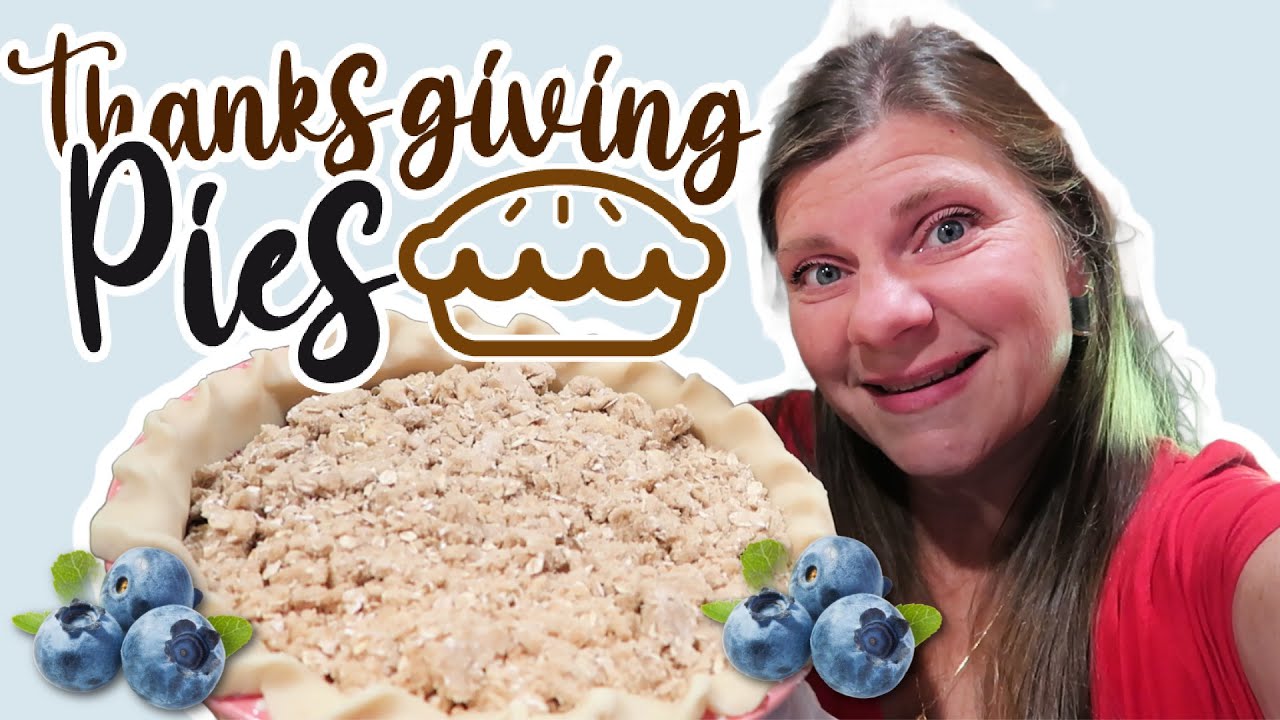 Easy BLUEBERRY CRUNCH Pie Will Impress Your Thanksgiving Dinner Guests | Thanksgiving Pie Collab