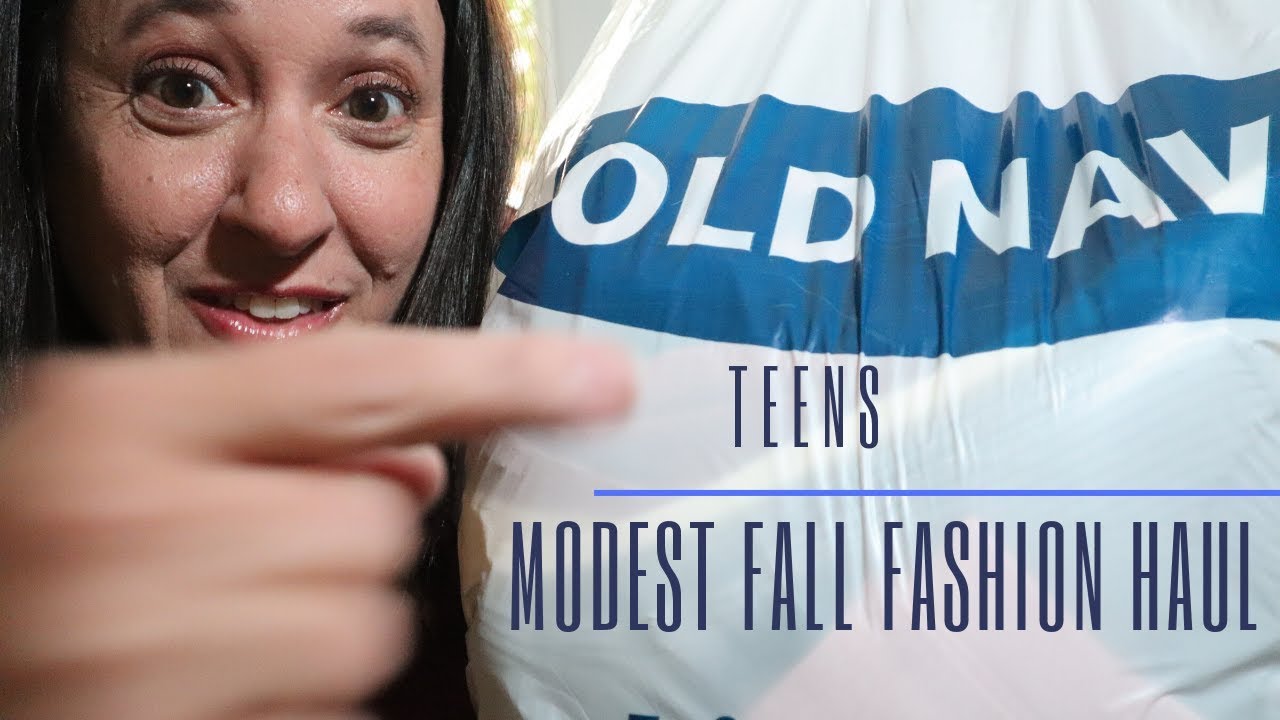 Fashion for teens haul | Old Navy | modest casual looks