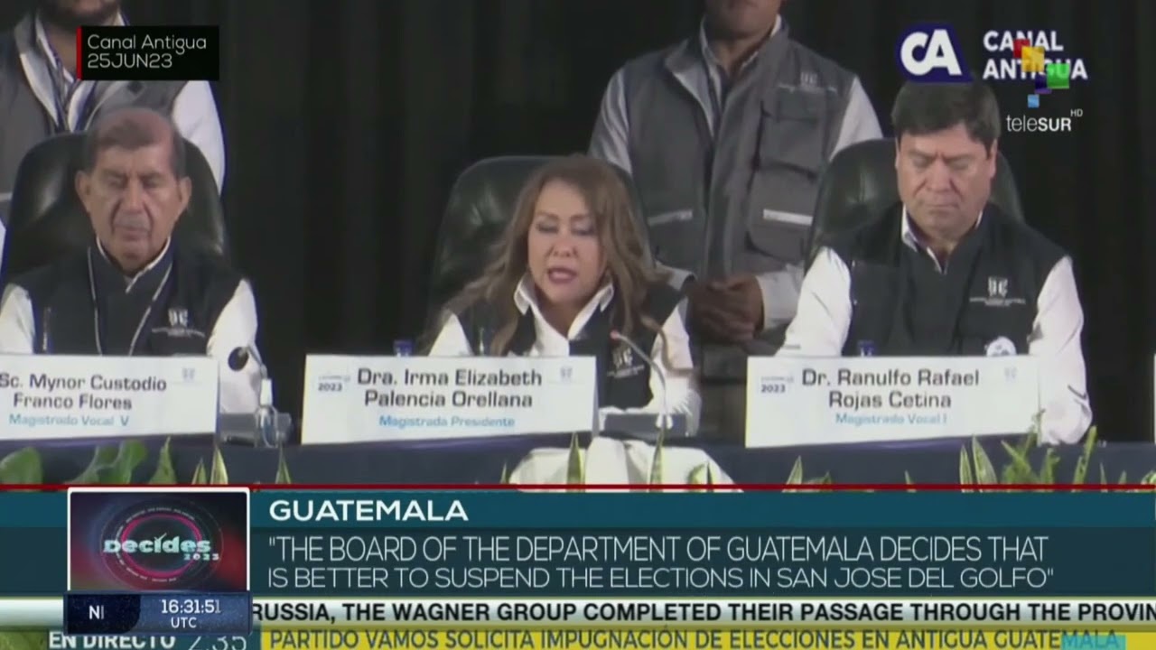 Guatemalan electoral process moves forward despite reports of irregularities
