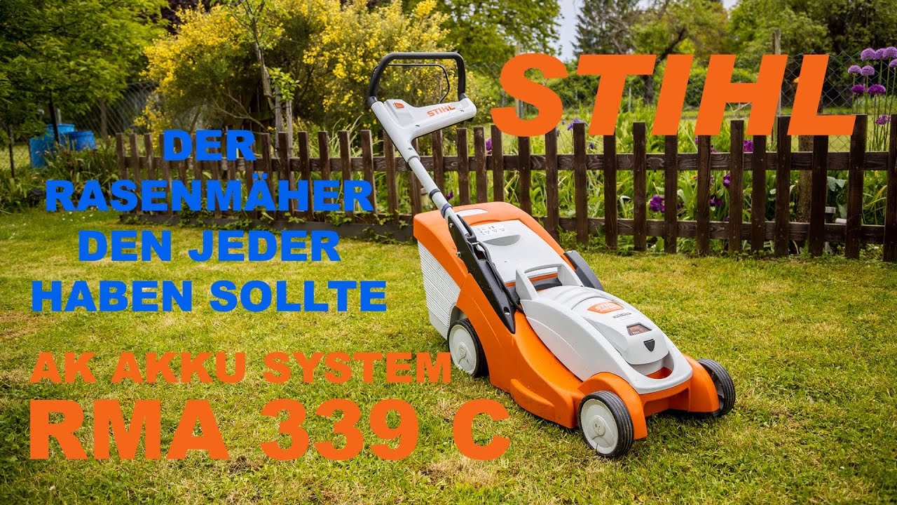 Stihl RMA 339 C | AKKU RASENMÄHER AK-SYSTEM | MONO KOMFORLENKER | Deutsch