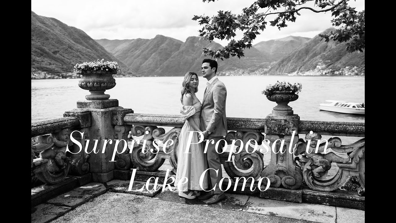 A Surprise Marriage Proposal In Lake Como!