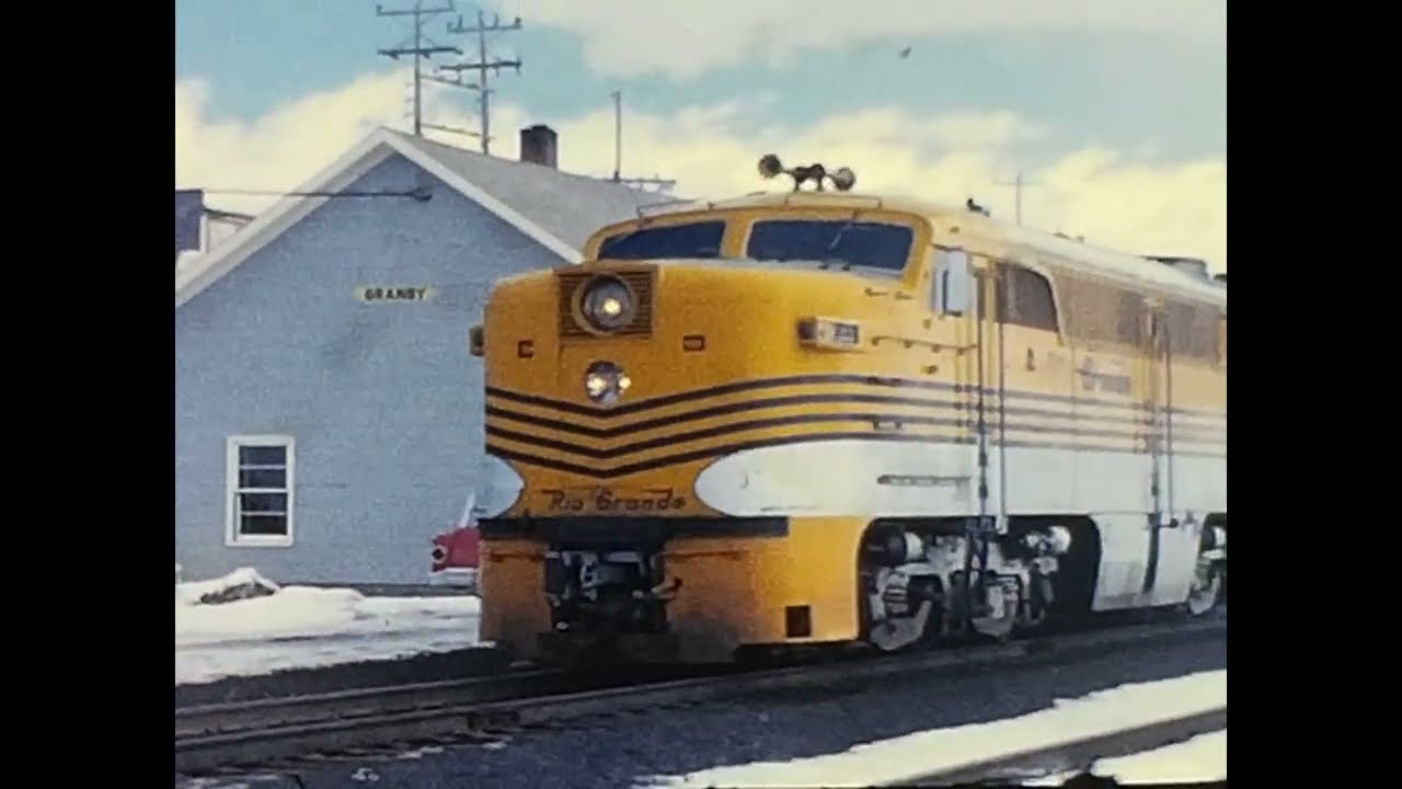 D&RGW Monarch Branch & PA-1 Cab Ride (Denver to Granby) 1963