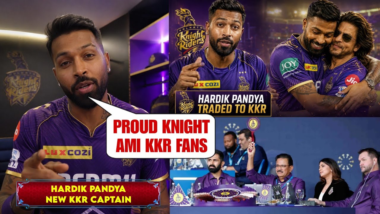 Hardik Pandya Trade to KKR - Hardik Pandya Traded to KKR From MI in All Cash Deal For IPL 2027