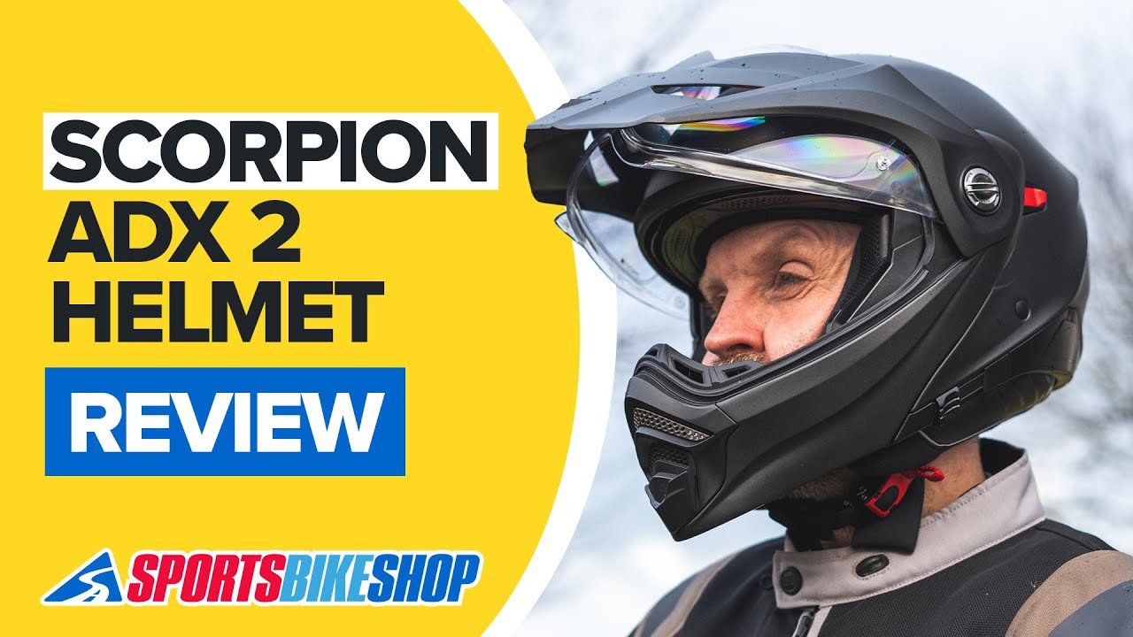 Scorpion ADX 2 flipfront adventure helmet review - Sportsbikeshop