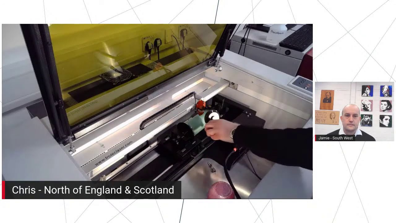 Trotec UK Live: Expanding your product portfolio with a rotary attachment
