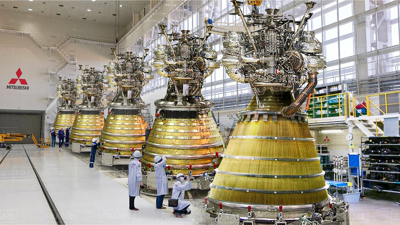 How Japan Builds Massive Space Rocket Inside Billions $ Facility