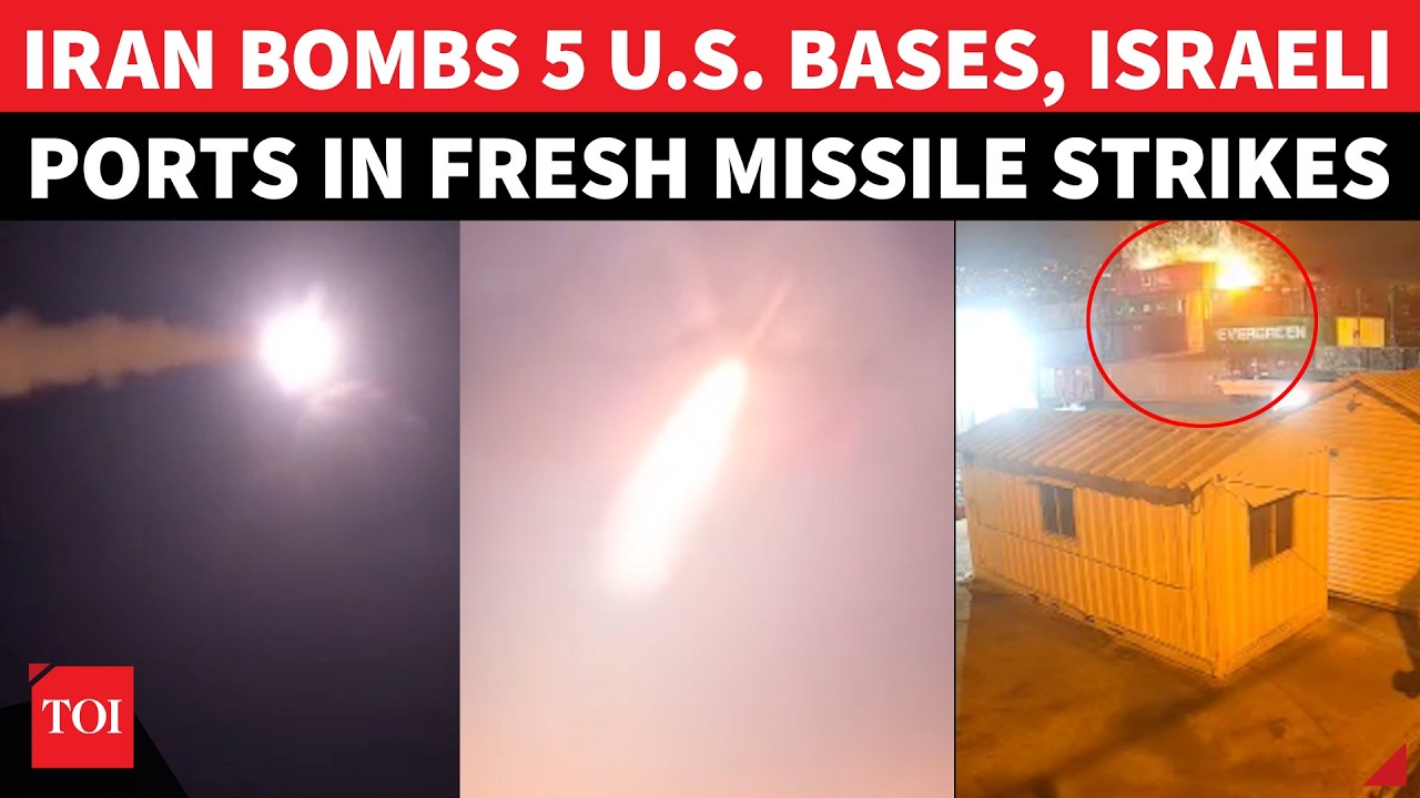 &lsquo;55 Enemy Targets In&hellip;&rsquo;: US Bases ATTACKED In 5 Gulf Nations, Israeli Ports BURN In Iran&rsquo;s Eid Blitz