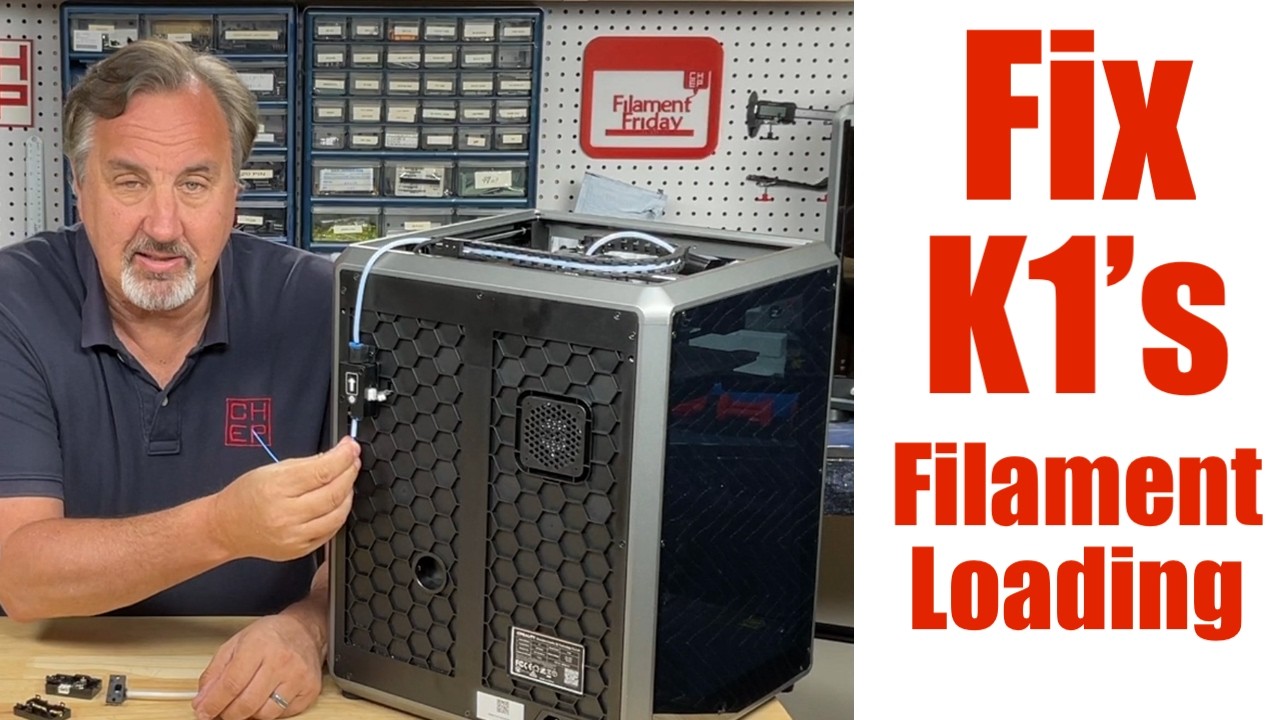 Fixing The Filament Loading On Creality K1 Series 3D Printers