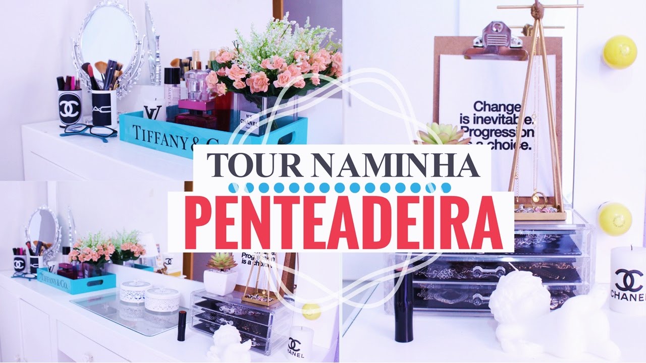 O QUE TEM NA MINHA PENTEADEIRA? Room Tour #1 - Por Lorena Lima