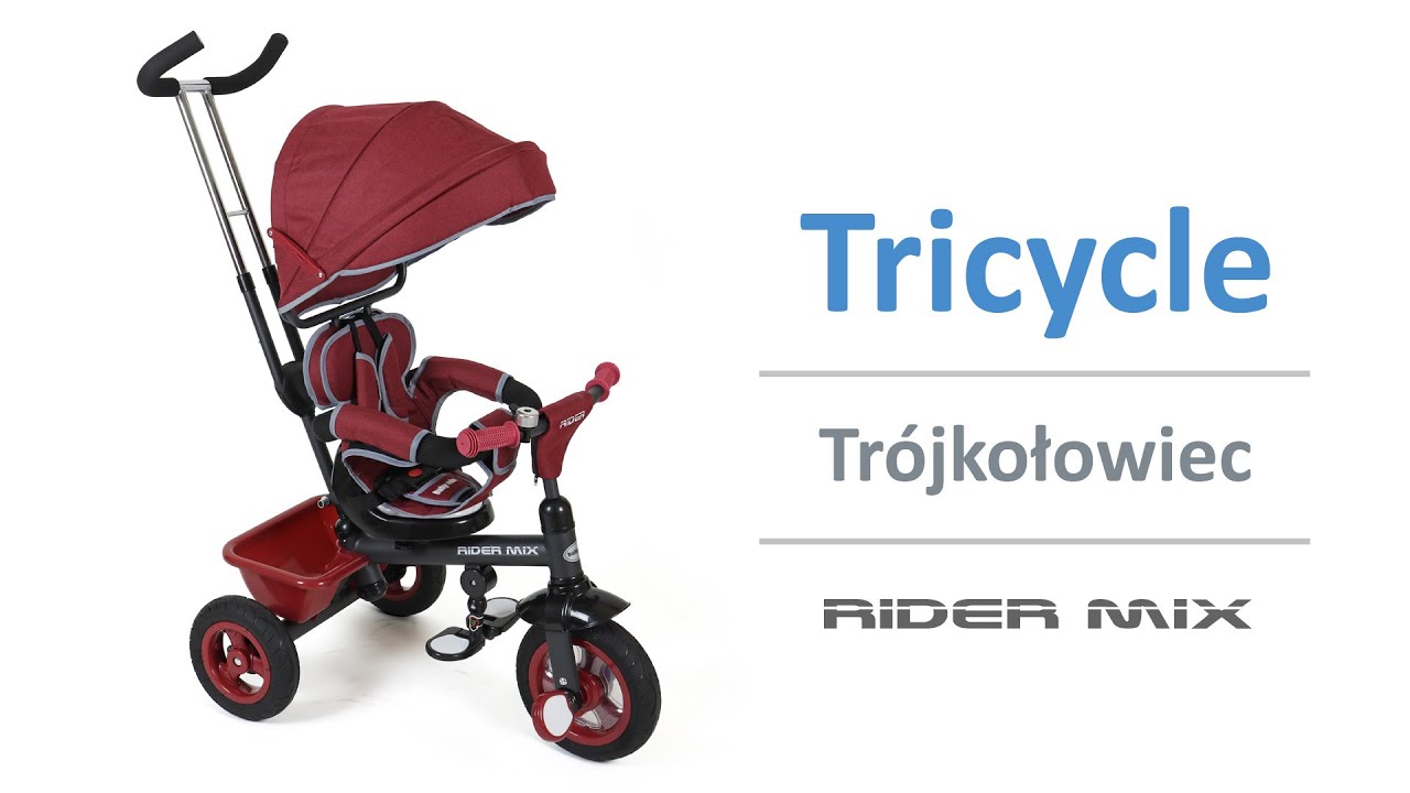 Trójkołowiec - rowerek trójkołowy - Baby Mix
