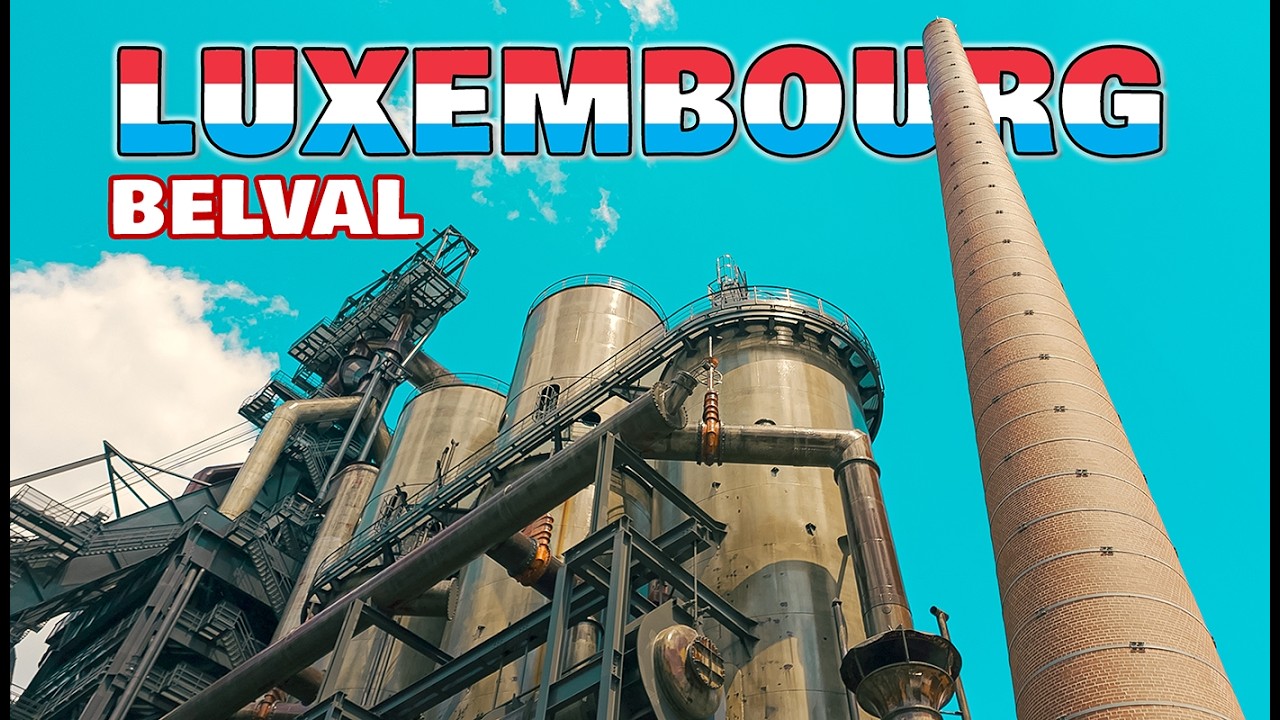 🇱🇺 BELVAL Luxembourg | Blast Furnace and University of Luxembourg in Belval District JULY 2025