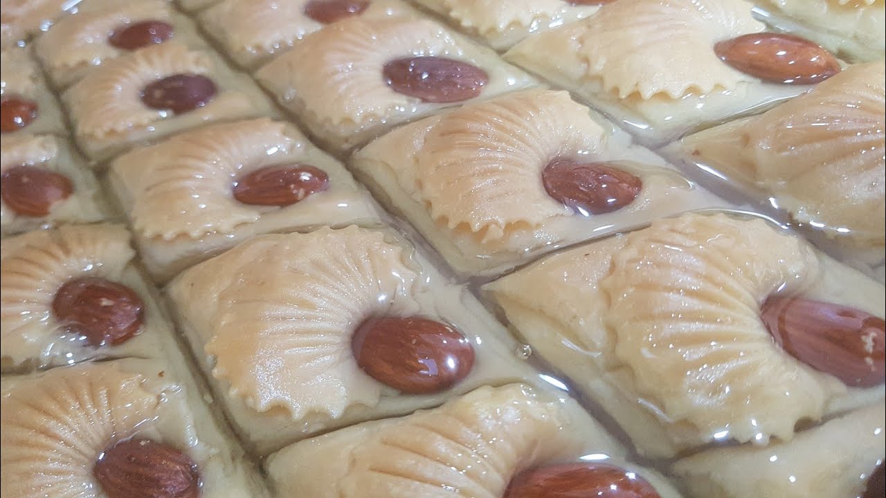 بقلاوة بطريقة تقليدية وكيفية الاحتفاظ بها معسلة 🍯🍯مدة طويلة
