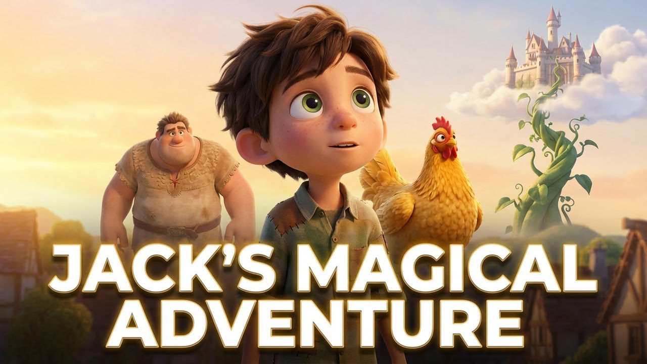 Jack and the Beanstalk | Fairy Tale Adventures with Magic Beans | Animated Storytime