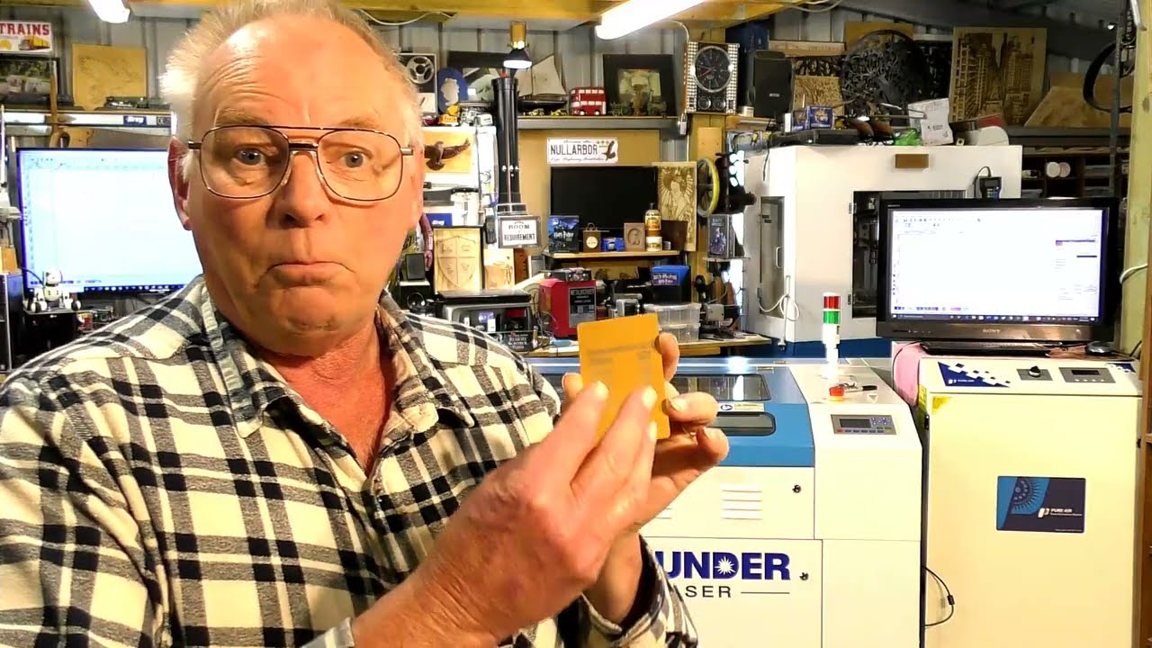 NEW Thunder Laser Nova 35, engraving, RDworks + speed, power and reverse scan line compensation