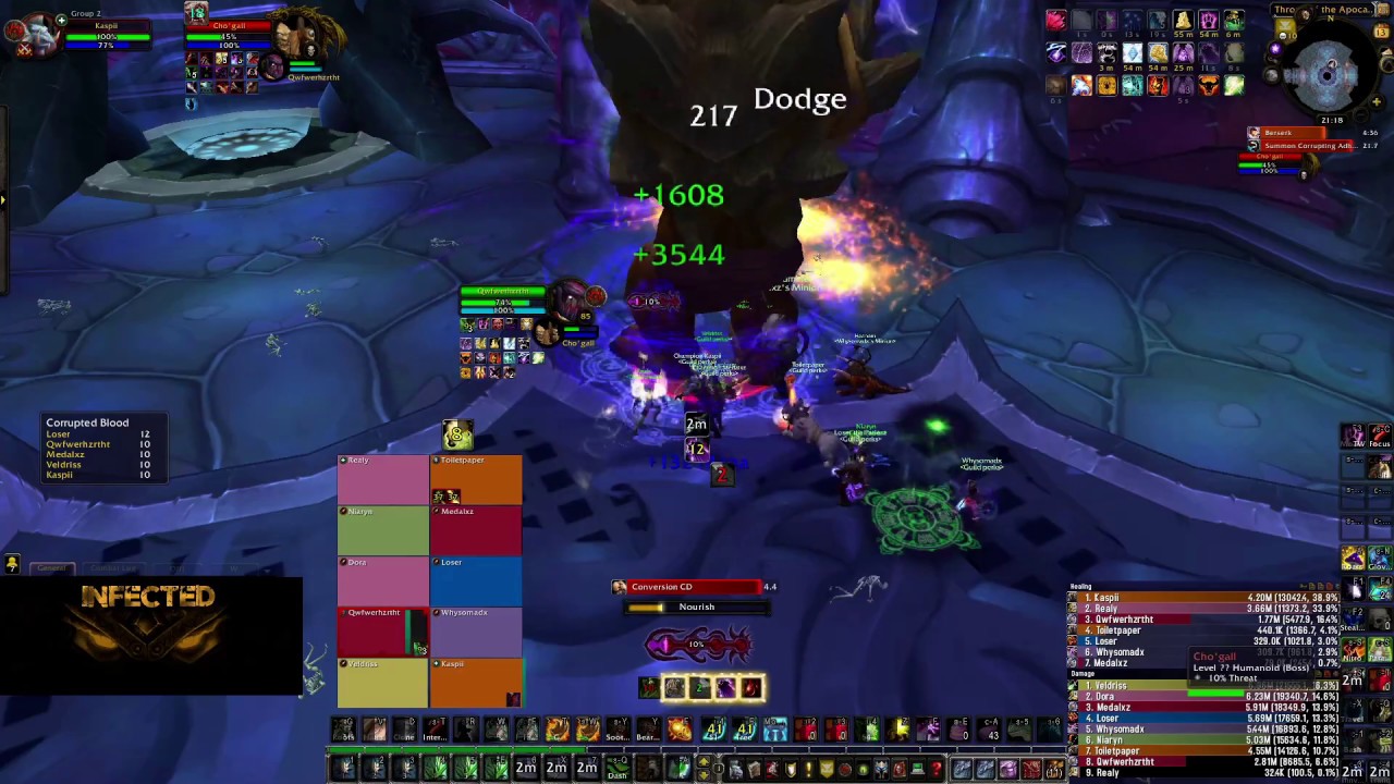 Apollo2 - WoW Cataclysm - Bastion of Twilight, Cho'Gall HC - Resto Druid PoV