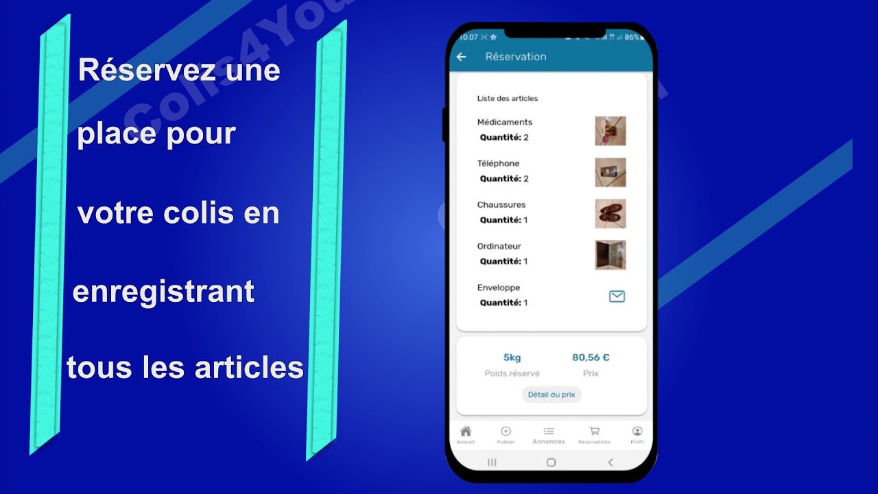 Livraison des colis
