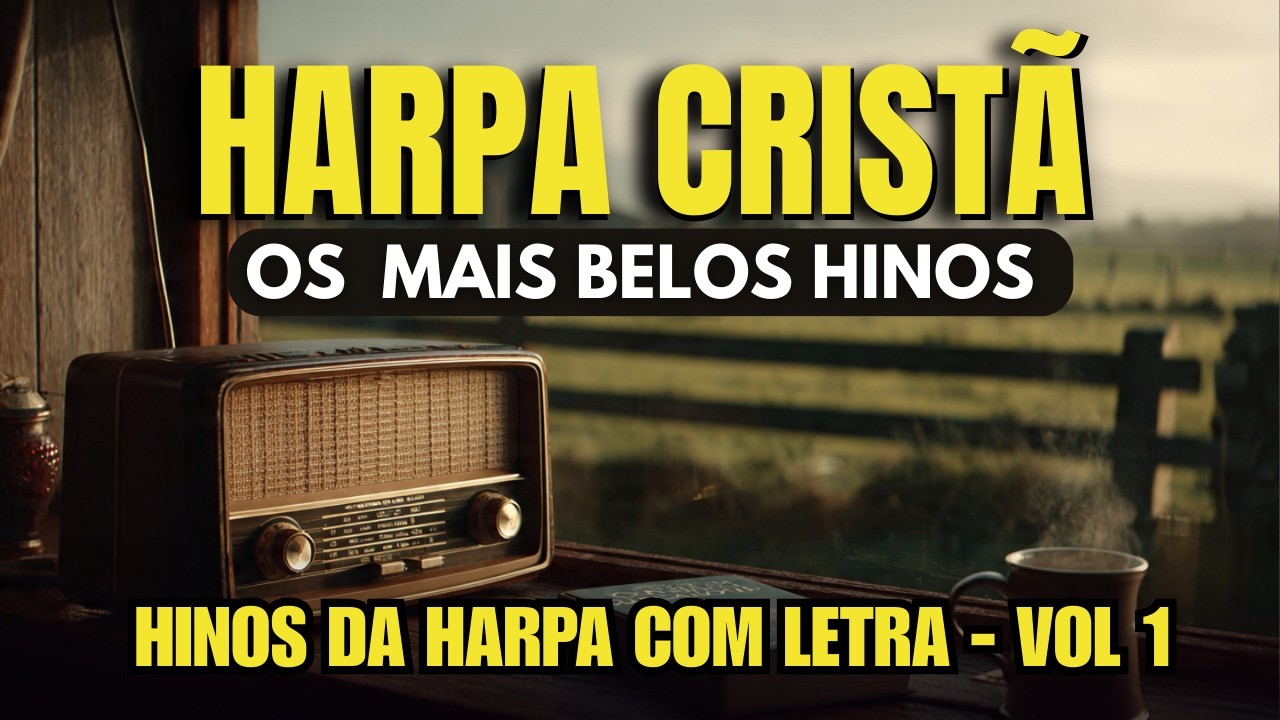 OS MAIS BELOS HINOS DA HARPA CRISTÃ (COM LETRA) VOL. 1  Louvores Antigos do Interior