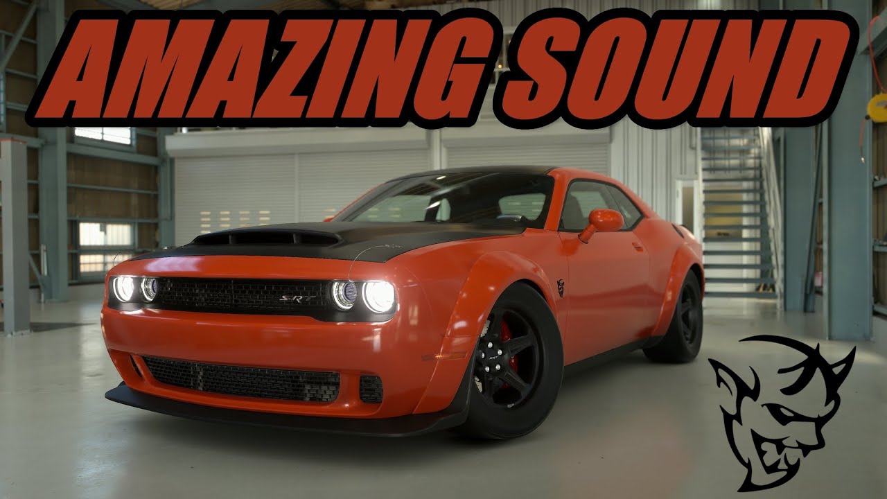 AMAZING SUPERCHARGER NOISES FROM THE NEW DODGE DEMON IN GRAN TURISMO 7