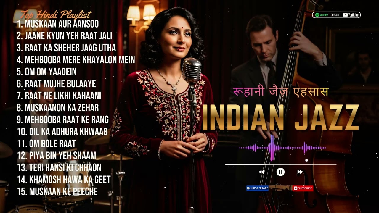 Jazz Relaxing Music | Hindi Song Old - Romantic Songs