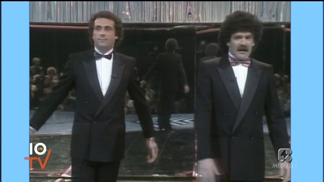 Gigi e Andrea Premiatissima 1983 sketch mago e il figlio di Fangio