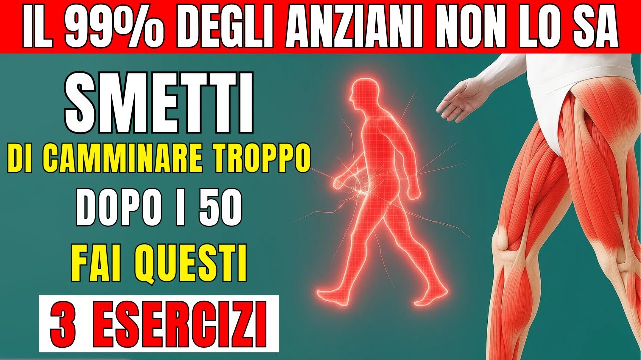 Dopo i 60 Camminare Non Basta: 3 Movimenti che Ricostruiscono Forza ed Equilibrio