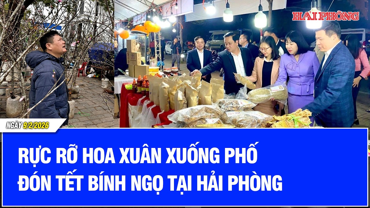 Rực rỡ hoa xuân xuống phố đón Tết Bính Ngọ tại Hải Phòng