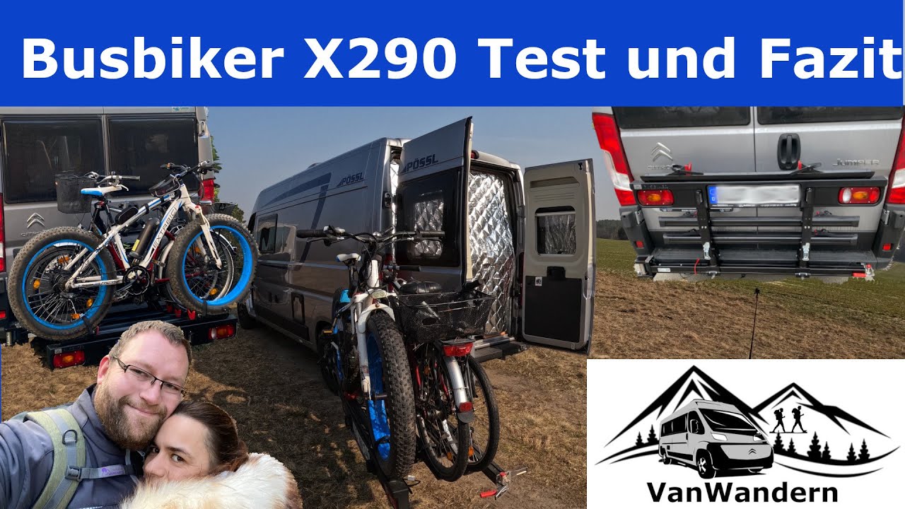Busbiker Fahrradträger Van X290 Light Funktionen und Test
