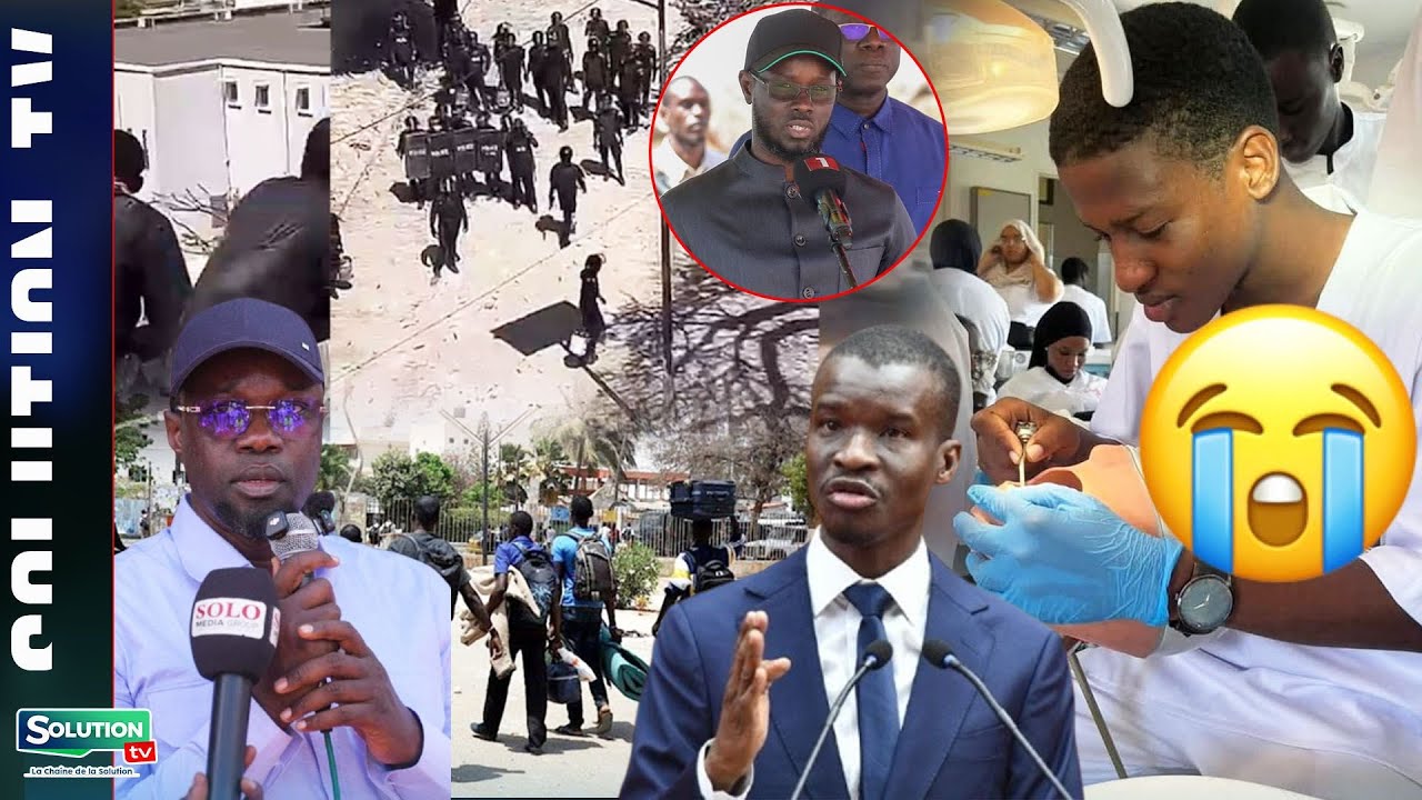 DIRECT UCAD LES &Eacute;TUDIANTS QUITTENT LES LIEUX APRES LA MORT DE ABDOULAYE BA