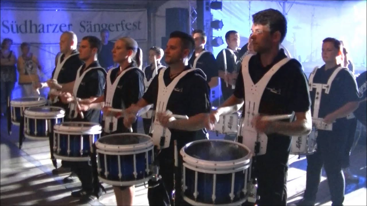 Drumline in Wiederstedt zum Heimatfest 2014